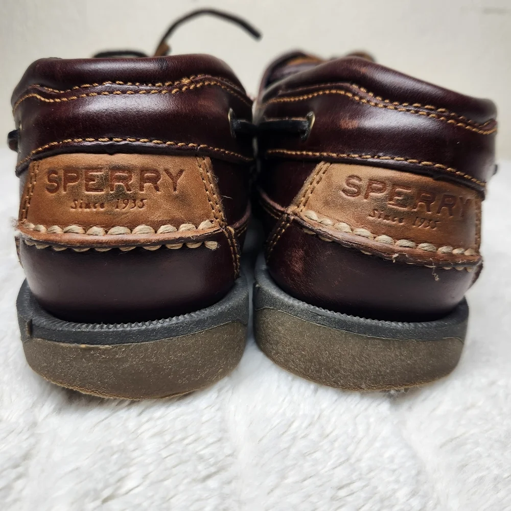 Sperry Topsider 0764027 Men's Mako Canoe Moc 2 Eye Boat Shoe Amaretto